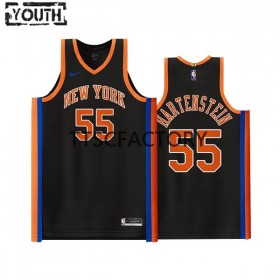 Dres New York Knicks Isaiah Hartenstein 55 Nike 2022-23 City Edition Crno Swingman - Dječji